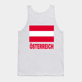 The Pride of Austria (Oesterreich) - Austrian Flag Design Tank Top
